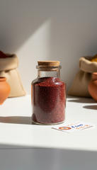 Turkish Sumac Spice Jar Glass Bottle