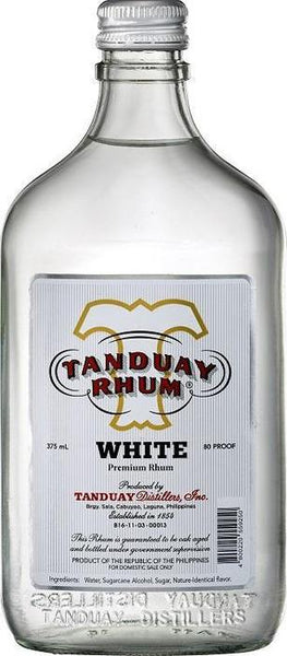 TANDUAY RHUM WHITE 375ML X 24