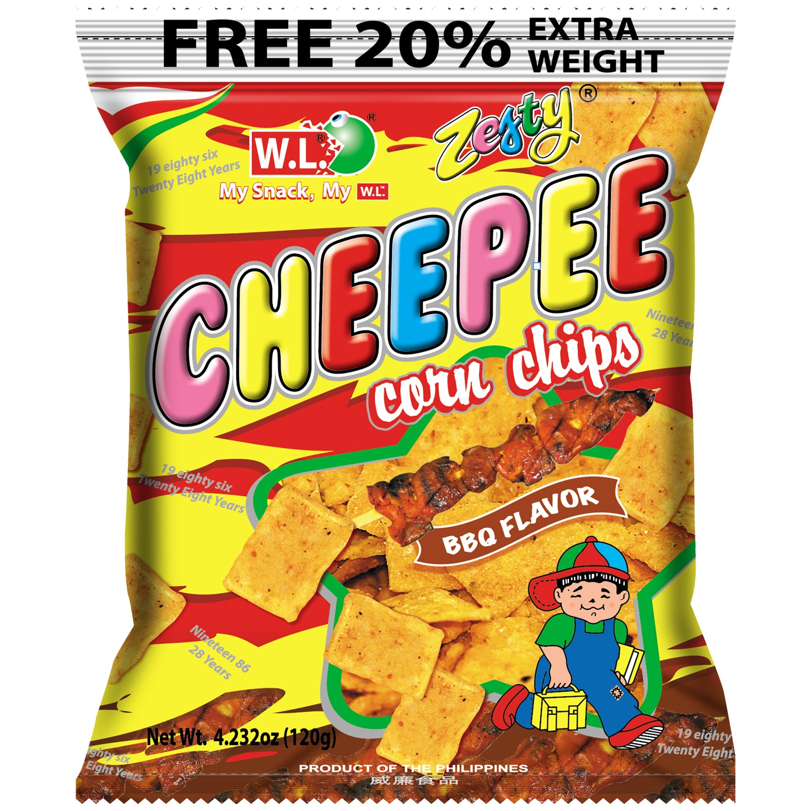 Zesty Cheepee CC Jumbo 16.68g x 20 x 10s