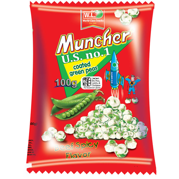 MUNCHER COATED G.PEAS 70g x 10 x 10s