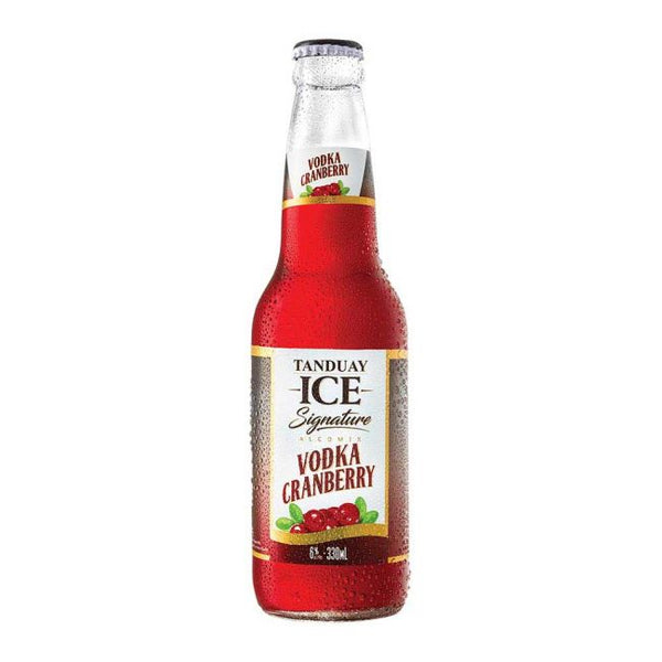 TANDUAY ICE VODKA CRANBERRY 300ML X 24