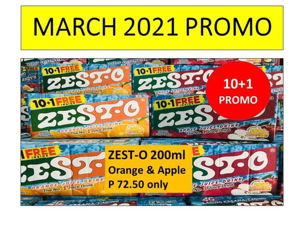 ZEST-O ORANGE 10+1 FREE INSIDE