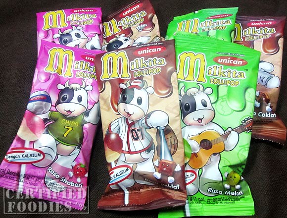 Milkita Lollipop Strawberry 12Hx10pcs