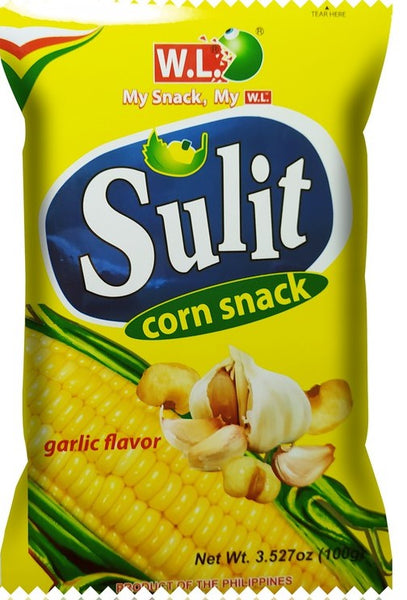 Sulit Corn Snack Garlic Flavor 100g x 40s