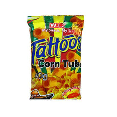 TATTOOS CORN TUBE 60g x 10packs x 10pcs